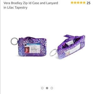 Vera Bradley Lanyard and ID Case
